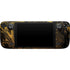 Gold and Black Marble Steam Deck Handheld Gaming Computer Skin